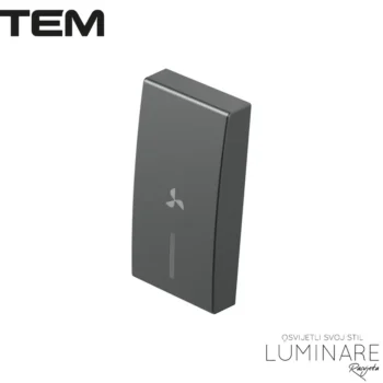 MODUL TIPKA SA INDIKACIJOM I OZNAKOM VENTILATOR 1M ANTRACIT