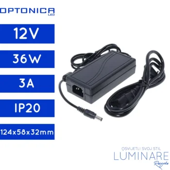 NAPAJANJE 36W 3A 12V IP20 SA UTIKAČEM