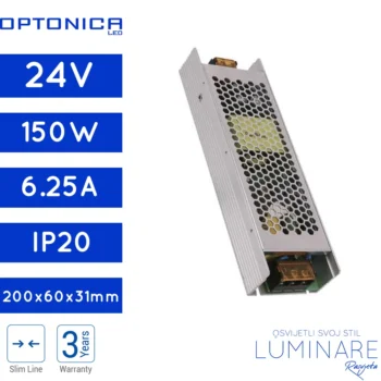 napajanje 150w 6.25a 24v slim premium series-luminare rasvjeta