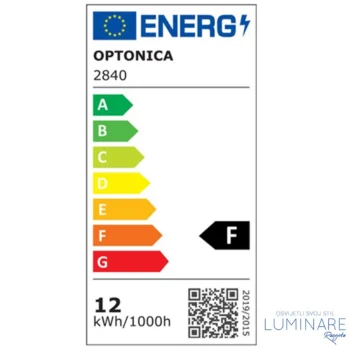 Alternative view of LED PLAFONJERA 12W OKRUGLA MAT BIJELA