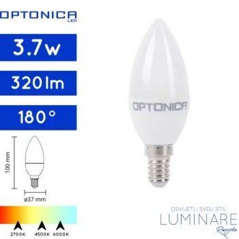e14 led zarulja c38 3.7w-2 godine jamstvo