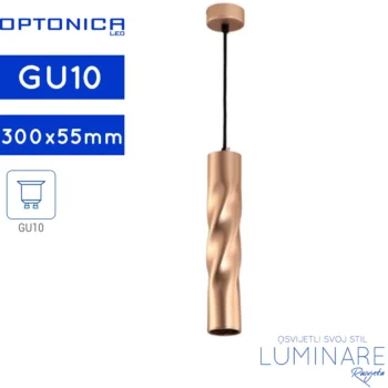 SPOTLIGHT VISILICA GU10 COFFEE GOLD MAT SPIRALNA