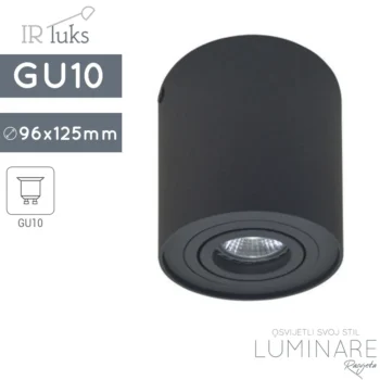 STROPNA SPOTLIGHT SVJETILJKA ROTONDO 125/96 ALU TAMNO SIVA