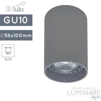 STROPNA SPOTLIGHT SVJETILJKA ROTONDO MINI 100/56 ALU SIVA