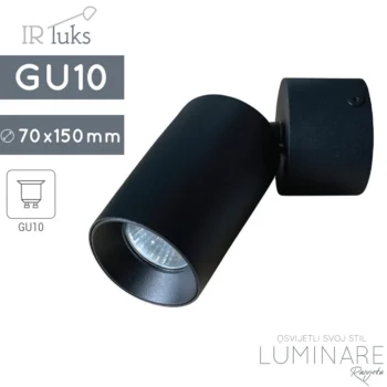 ZAKRETNA SPOTLIGHT SVJETILJKA SBR-6660-GU CRNA