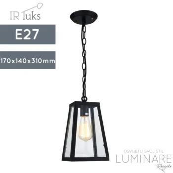 VISILICA LOFT-146-1 BLACK+CLEAR
