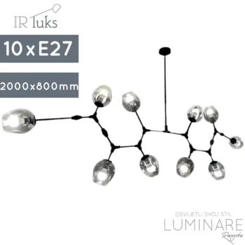VISILICA MO1002-10 BLACK+CLEAR GLASS