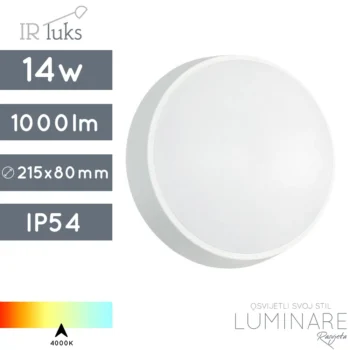 VANJSKA LED PLAFONJERA MY2S14XA1 14W 4000K IP54 BIJELA