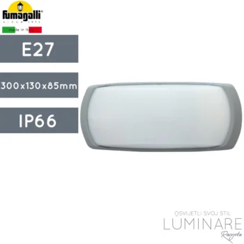 VANJSKA ZIDNA SVJETILJKA FRANCY OP E27 SIVA IP66