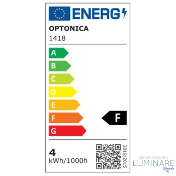 Alternative view of LED DIMABILNA FILAMENT ŽARULJA E14 4W 2500K G45