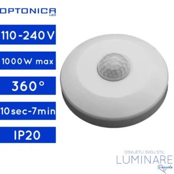 SENZOR POKRETA STROPNI 360° IP20 BIJELI
