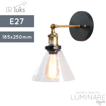 ZIDNA SVJETILJKA LOFT137W CLEAR E27