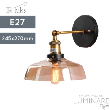 ZIDNA SVJETILJKA LOFT 278W AMBER E27