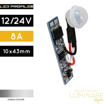 SENZOR POKRETA ON/OFF 12/24V (96/192W) ZA ALU. PROFIL
