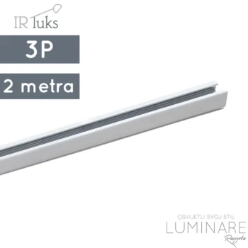 TROFAZNA ŠINA 2M BIJELA IRLUKS