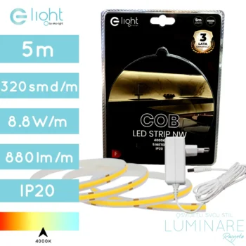 set led traka cob-320led-bez tockica-4000k-luminare rasvjeta