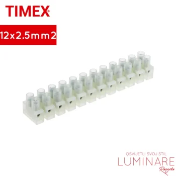 redna stezaljka-luster klema-2.5mm-poluprozirna-luminare rasvjeta