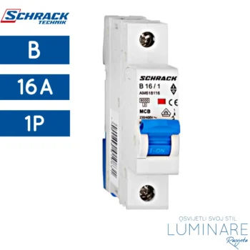 automatski osigurac-zastitni prekidac-16a-b-1p-amparo-schrack-am618116-luminare rasvjeta
