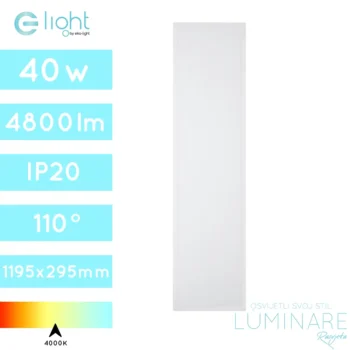 LED PANEL 40W 120×30 cm-4800lm-milagro-e-light-ekp0574-luminare rasvjeta