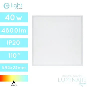 LED PANEL 40W 60×60 cm-4800lm-milagro-e-light-ekp0573-luminare rasvjeta