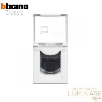 telefonska uticnica rj11 bticino classia-bijela-1m-rw4258rj11-luminare rasvjeta