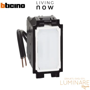 krizni prekidac 10a plavi led bticino living now-luminare rasvjeta