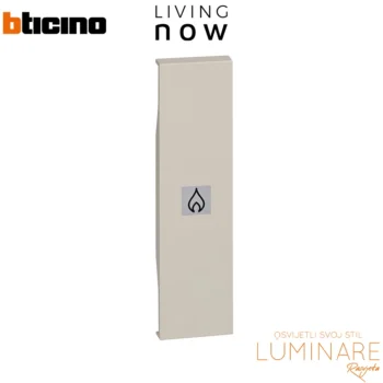 tipka za prekidac oznaka grijanje 1m-pijesak-bticino living now-luminare rasvjeta
