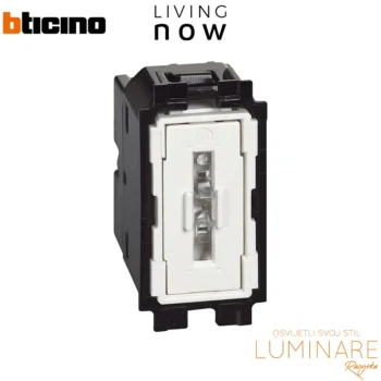 tipkalo 1m 10a-vijcane stezaljke-bticino living now-luminare rasvjeta