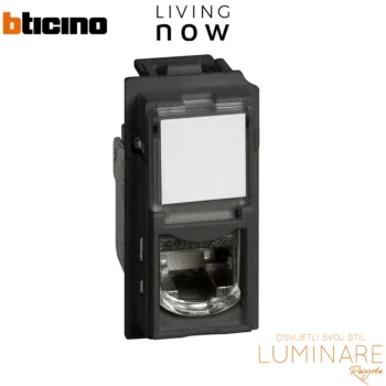 cat6 rj45 uticnica-crna-bticino living now-kg4279c6