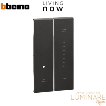 tipka za dimmer living now bticino 2m-crna-kg19