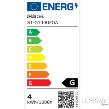 Alternative view of LED DIMABILNA FILAMENT ŽARULJA E27 4W G130