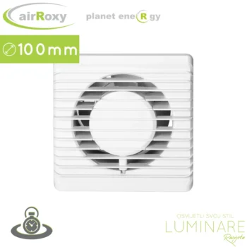 Kupaonski ventilator planet eneRgy 100mm TS timer senzor