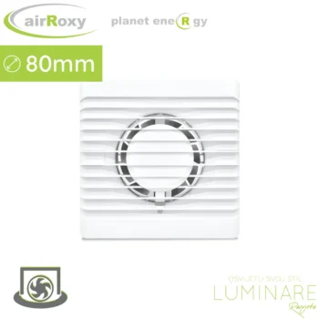 Kupaonski ventilator planet eneRgy 80mm standard bijeli