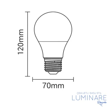Alternative view of LED ŽARULJA E27 18W A70 PREMIUM