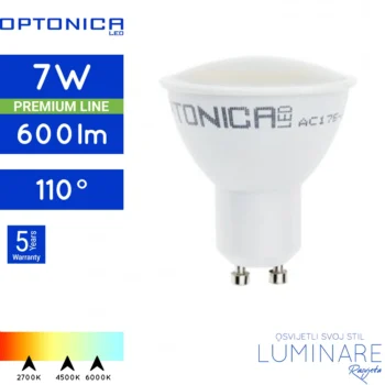 GU10 led zarulja 7w-5 godina jamstvo